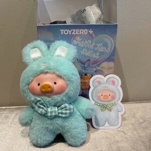 Fortune Bunny - Lulu the Piggy Joyful Time Plush Pendant by TOYZERO